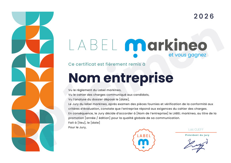 recevez le label de validation de votre entreprise