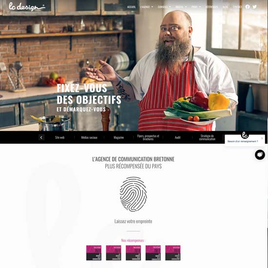 lc design meilleur communicant de bretagne avec loic cueff et markineo