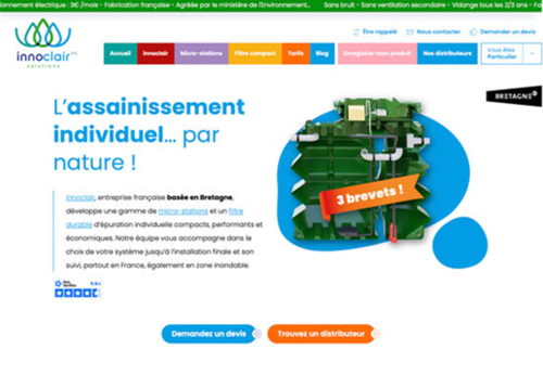 site internet innoclair 1 er prix markineo